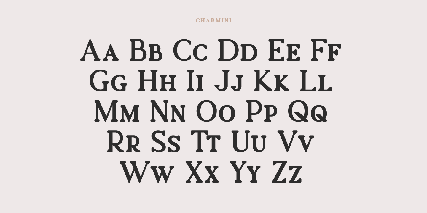 Пример шрифта Charmini Alt Thin Italic Alt